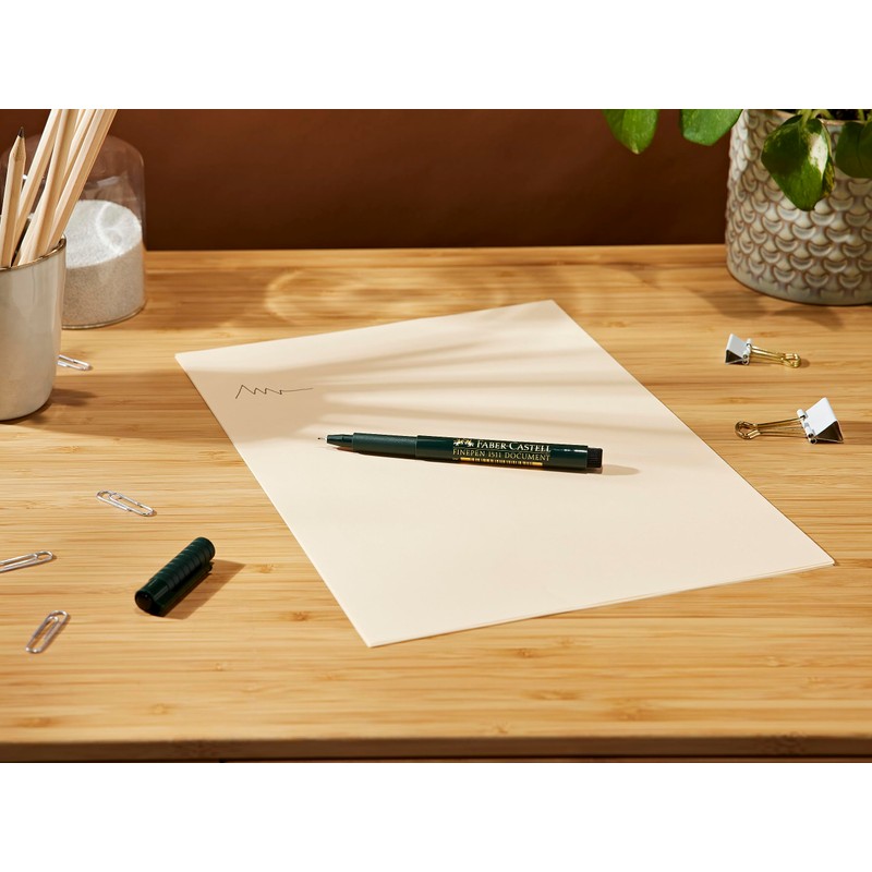Faber-Castell 1511 Finepen Fineliner Pen - Black