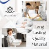 Amour Càlin White Pillow Cases 4 Pack- Cotton Blend White