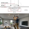 DECORA Recessed Ceiling Spotlight 230 V - Set Includes LED
