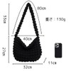 Petit-Germe Popcorn Bag, Shoulder Bag, Zipper Included, Waffle Bag, Handbag,
