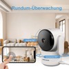 AMOROM Indoor Surveillance Camera, 360° WiFi Camera Surveillance with Motion