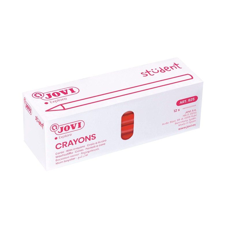 Jovi – Plasticolor, Wax Crayons with 25 x Plastic, light