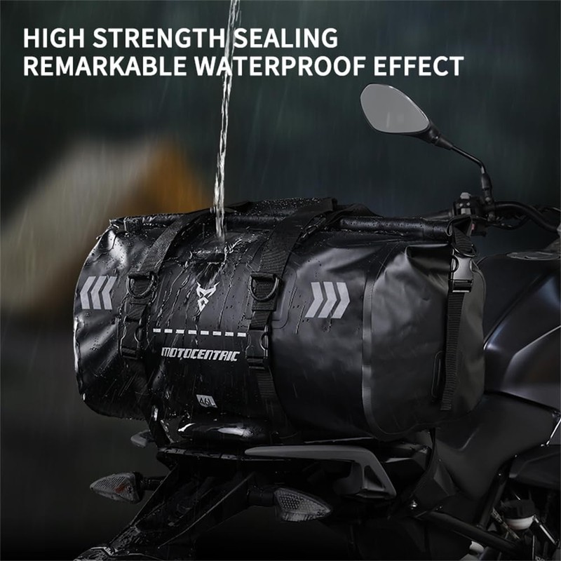 MOTO CENTRIC Waterproof Motorcycle Dry Bag,500DPVC Travel Duffel Backpack Adventage
