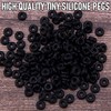 Alwonder 250-Pack Bait Stoppers Pegs Small Silicone Pegs for Pegging