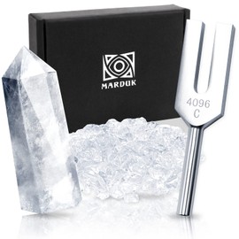 Marduk Tuning Fork, Crystal Tuner, 4096 Hz, Crystal, Tarot Card, Oracle Card, Purification Set