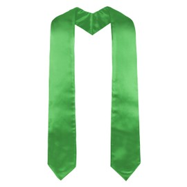 GraduatePro Graduation Stole Church Priest Choir Steel 152/183 cm Adult Unisex 60"/72" 16 Colours, Green (Kelly green)
