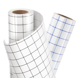 IModeur 2 Rolls Transfer Film Plotter for Vinyl Film Plotter - 30.5 x 915 cm Transfer Film Roll with Grid for Plotter Film, Signs, Stickers, Car Stickers