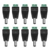 YWBL-WH Conectores DC Macho 5.5x2.1mm, 10 Unidades Adaptadores de Terminal