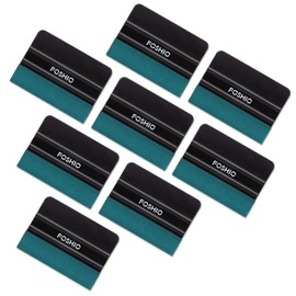 FOSHIO 8-Piece Squeegee Set Professional Felt Squeegee with Felt Edge on Both Sides for Car Film, Window Film, Paint Protection Film, Tint Film, Squeegee Set, Micro Squeegee for Car Film, Felt
