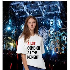 A Lot Going on at The Moment for Women,Country Music Shirt for Women,not a lot Going on at The Moment Shirt (A,XL)