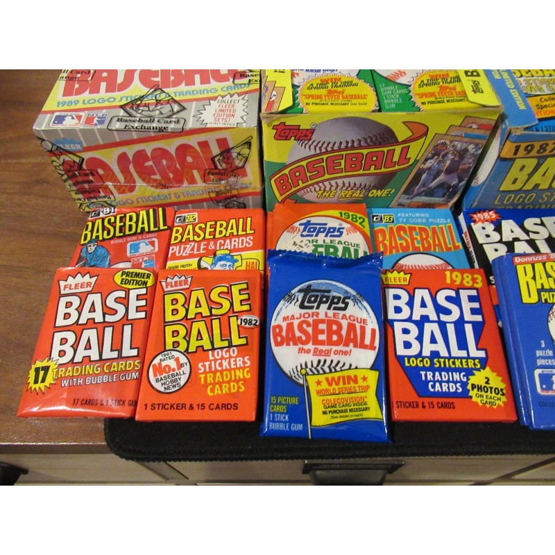 HUGE Lot of 300 Unopened Old Vintage Baseball Cards in