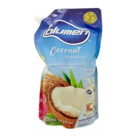Blumen Jabón Líquido Para Manos Blumen Repuesto Coco 1050ml 4pzas