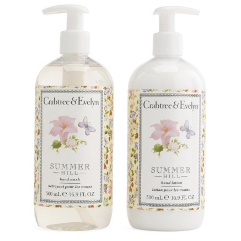 Crabtree & Evelyn Summer Hill Hand Wash and Hand Lotion