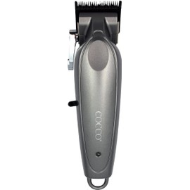 Cocco Pro BLDC Clipper, Digital Gap Pro Graphite Steel Blade, High-Torque Motor, All-Metal Housing, Grey