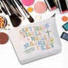 Christian Makeup Bag, Religious Gifts, Can't Throw Stones While Washing