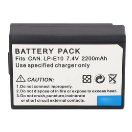 LP E10 Battery Digital Camera Battery for EOS1300D 1100D 1200D 1300D 1500D 3000D 4000D for EOS Rebel T3 T5 Kiss X50 X70 X80 X90