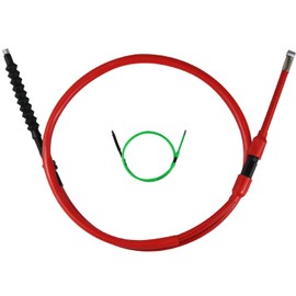 Amavoler Clutch Cable With Adjuster Aftermarket Replacement Parts Compatible for NC Engine 110CC 125CC 200CC 250CC Mini Bike Pit Dirt Bike Motorcycle. (Red)