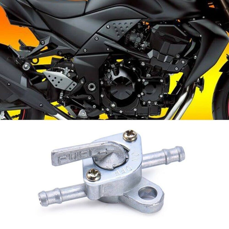 Universal 6mm Inline Petcock Motorcycle/Quad/Lawnmover Petrol Fuel Tap.