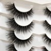 Pooplunch False Eyelashes Cat Eye Wispy Extensions Faux Mink Lashes