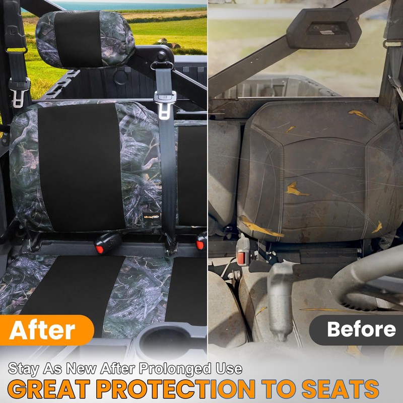MDPROMCP Ranger XP 1000 Seat Covers, Split Back UTV Seat