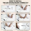 Lustaled LED Gx24q 4-Pin Base Light Bulb, 12W Gx24 PL