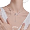 Fashion necklace, exquisite butterfly clavicle chain, temperament fringe butterfly necklace,