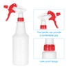 PATIKIL 750ml/24oz Plastic Spray Bottles, 2pcs Adjustable Nozzle Leak Proof