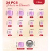 Morily Solid Light Purple Press on Toenails for Women, 24