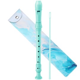 Yop-yes Recorder Instrument for Beginner Kids Adults,8-Hole Soprano Descant Recorder Music Flute with Cleaning Rod & Leather Case For School Student