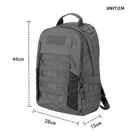 EXCELLENT ELITE SPANKER Military Tactical Backpack 18L Molle Backpacks Army Assault Survival Rucksack Pack (GRY)