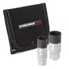 STEELMAN PRO 79996 2-Piece 3/8-Inch Drive Spark Plug Socket Set,