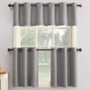 No. 918 Montego Grommet Textured Kitchen Curtain Tier Pair, 56"