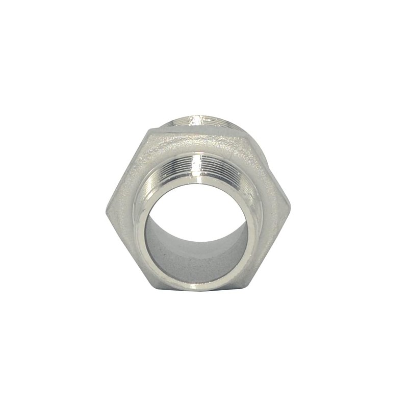 Megairon 1" x 3/4" Male Threaded Reducing Nipple Fitting/Adapter,Stainless Steel