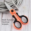 2 Pcs Electrician Scissors Multi-Purpose Cutting Electrician Tools Stainless Steel