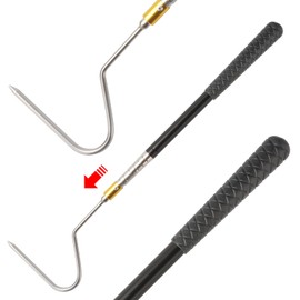 Yorikyas 64 inch Snake Catcher Hook Stick Tongs Grabber Handling Tool Kit for Rattlesnakes Python Copperhead Removal