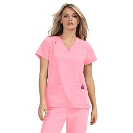 KOI Betsey Johnson B101 Women's Freesia Top Sweet Pink XXS