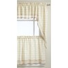 Lorraine Home Fashions Adirondack Tier Curtain Pair, 60 by 24-Inch,