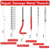 DMNQ Thread Repair Kit Helicoil M6 Set 40 Pieces Thread