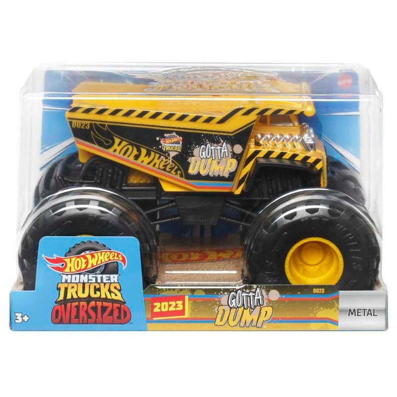 Hot Wheels Mattel Monster Trucks 1:24 Die-Cast Gotta Dump