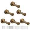 Vanloory Bath Towel Hooks, 6 Pack Round Coat Hooks, Sturdy