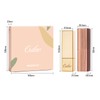 Oulac Metallic Nude Lipstick Set 3PCS, Comfortable Creamy Texture, Smooth