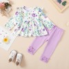 18 Months Girl Clothes Toddler Baby Girl Outfits Floral Shirt