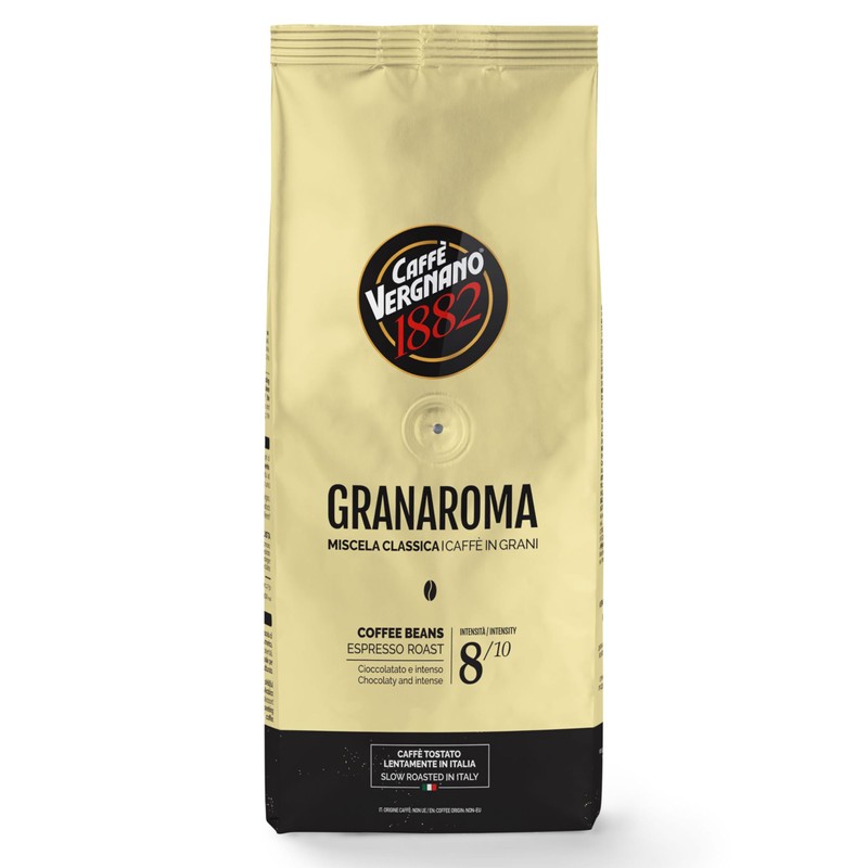 Caffe Vergnano Gran Aroma Whole Bean Coffee 2.2 lb Bag