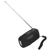 Solar Hand Crank Radio AM FM WB Weather Warning USB