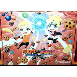 Naruto Shippuden Boruto Japanese Mystery Snacks Candy Drinks Box Crate