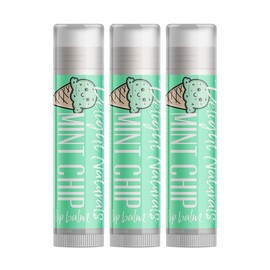 Delight Naturals Spearmint Lip Balm - Set of Three