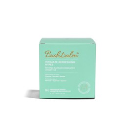 Bushbalm Intimate Refreshing Wipes - Hydrating for Sensitive Areas with Aloe Vera and Natural Extracts - Flushable and Soothing - 15 Wipes