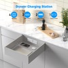 Furniture Drawer Outlet Kit, 65W USB C Recessed Power Strip