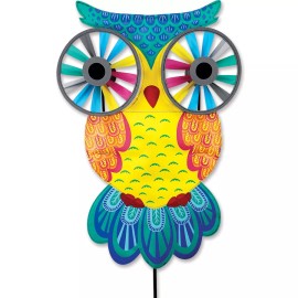 Premier Kites Tropical Night Owl w/Reflective Eyes Garden Stake Wind Spinner by Premier Kites