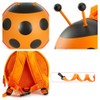 Happykids Mini Ladybug Backpack with Safety Harness for Toddlers for